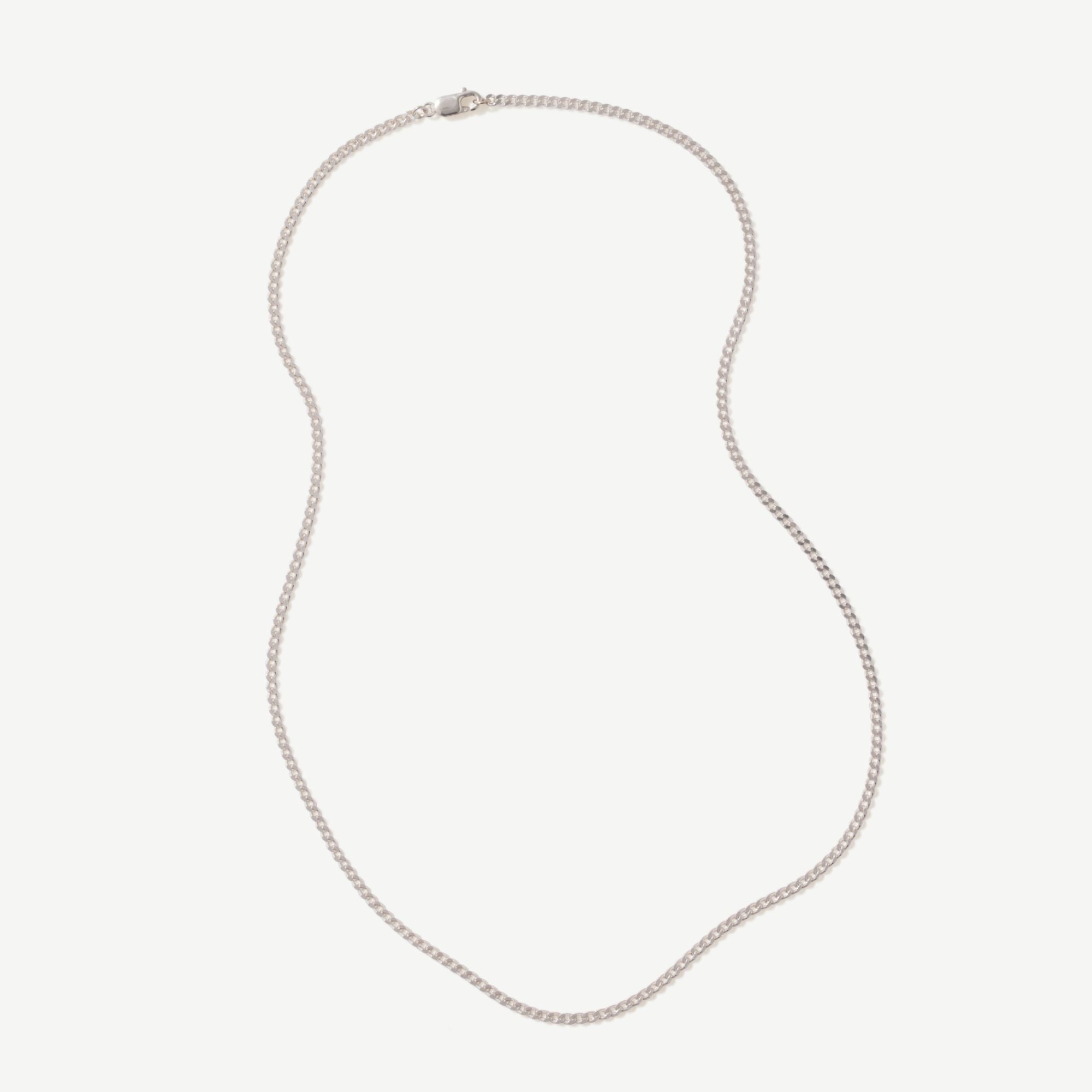 Sterling Silver Curb Necklace
