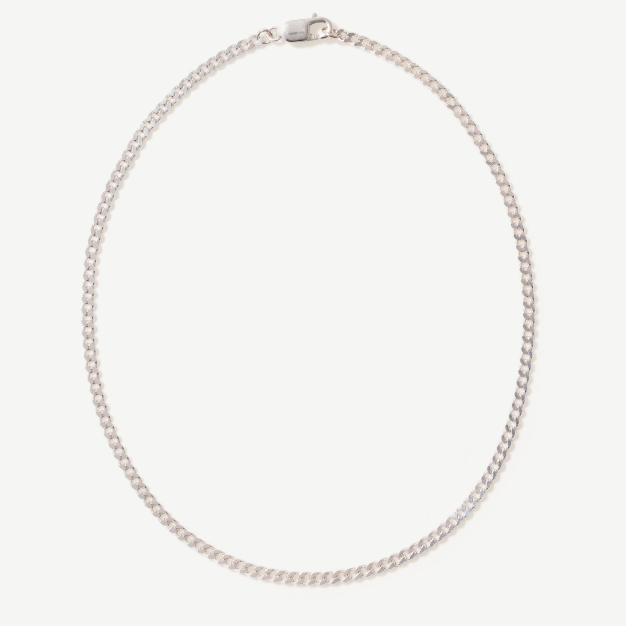Sterling Silver Curb Anklet