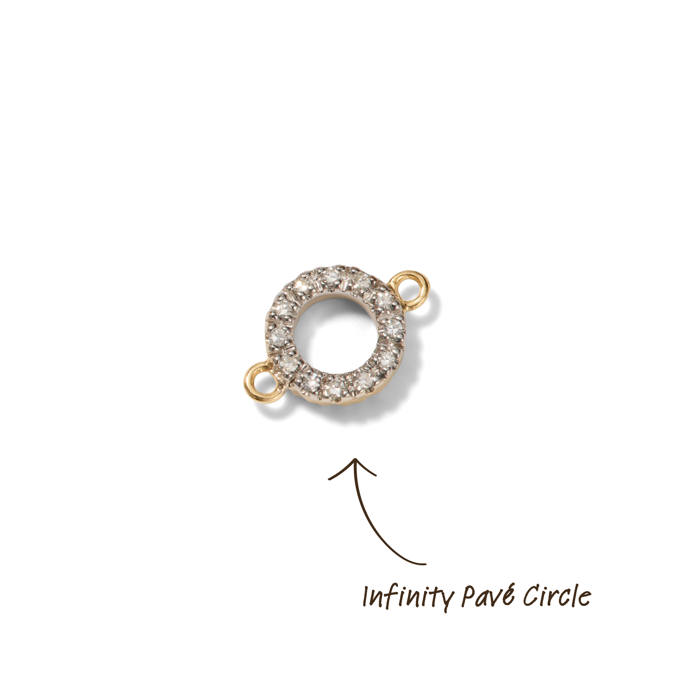 Infinity Pavé Circle Love Story Bracelet