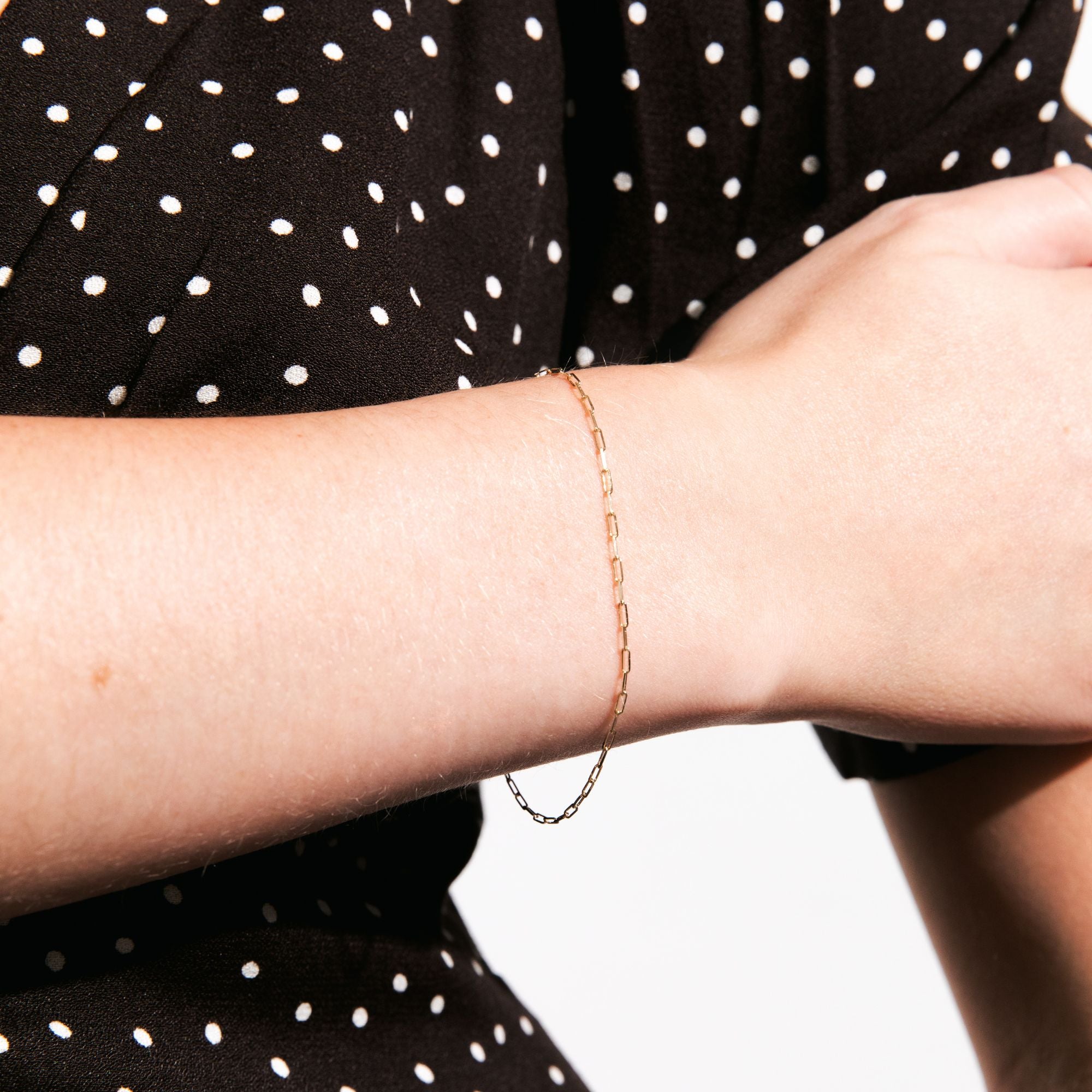 Custom Love Story Bracelet, Paperclip