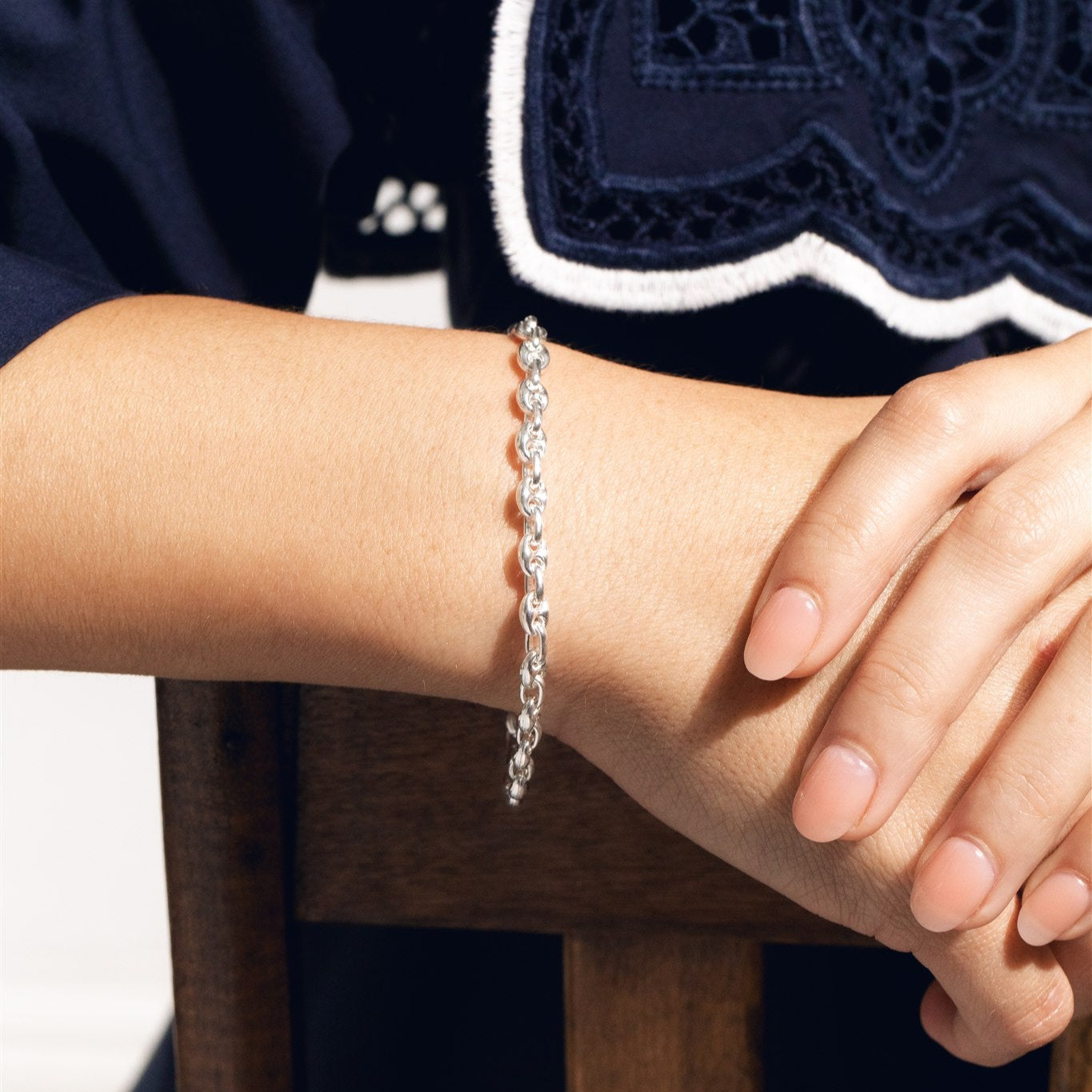 Sterling Silver Mariner Bracelet