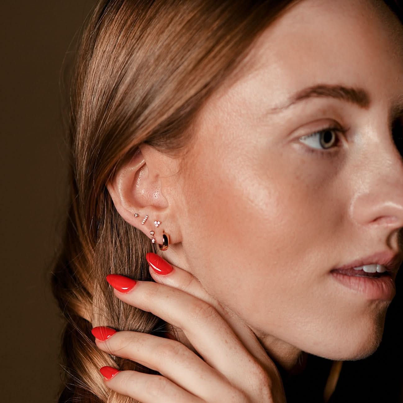 Huggie Hoop Earrings