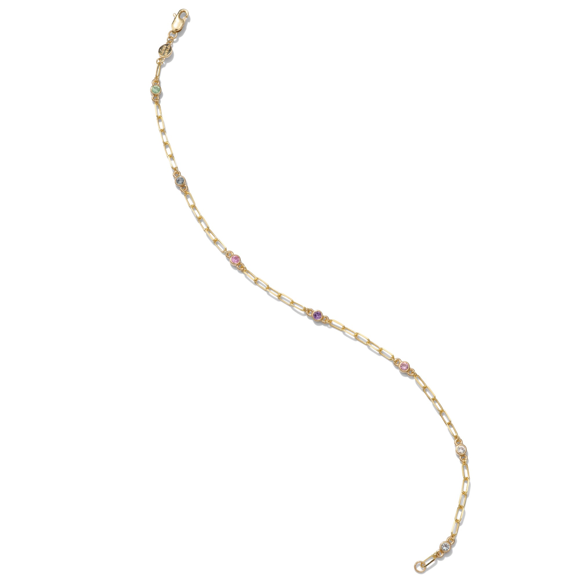 Pastel Gemstone Love Story Bracelet