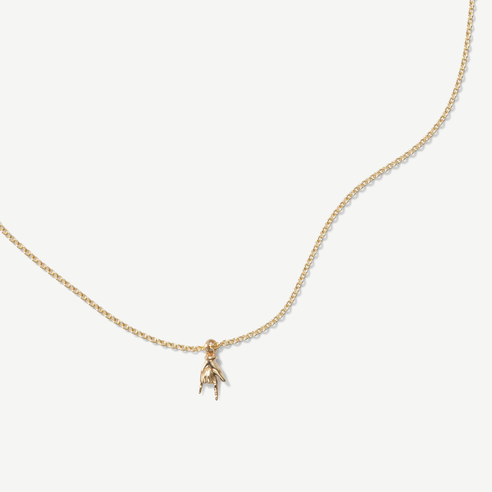 ILY Hand Necklace