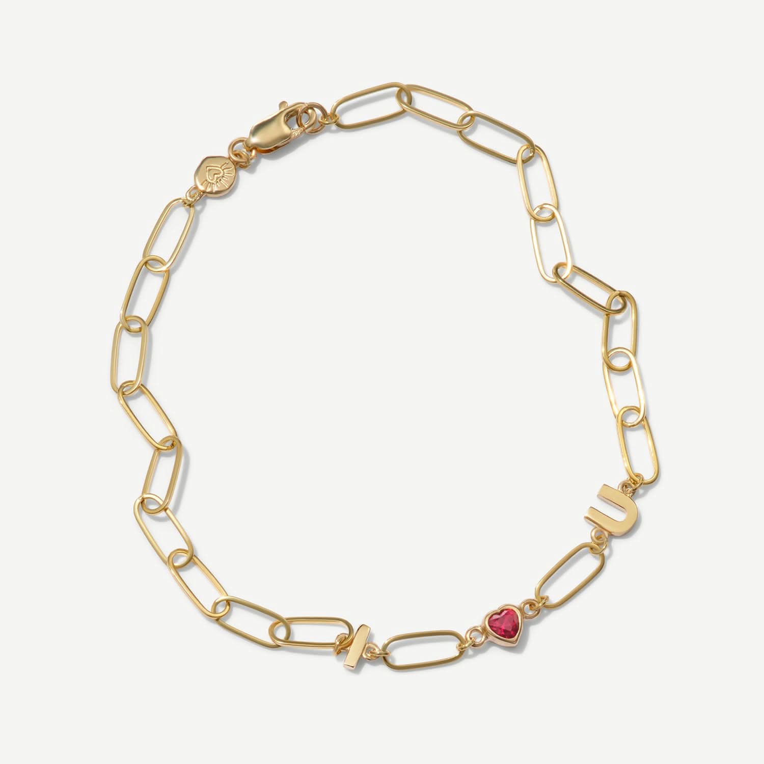 Ruby Messenger Love Story Bracelet