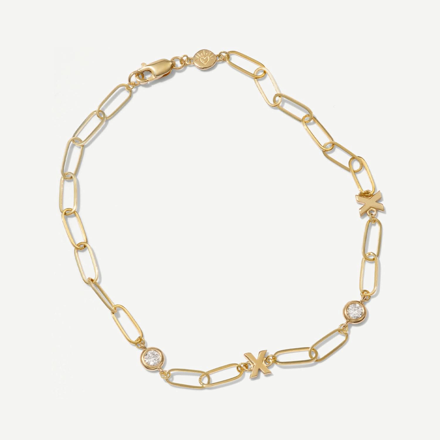"XOXO" Diamond Love Story Bracelet
