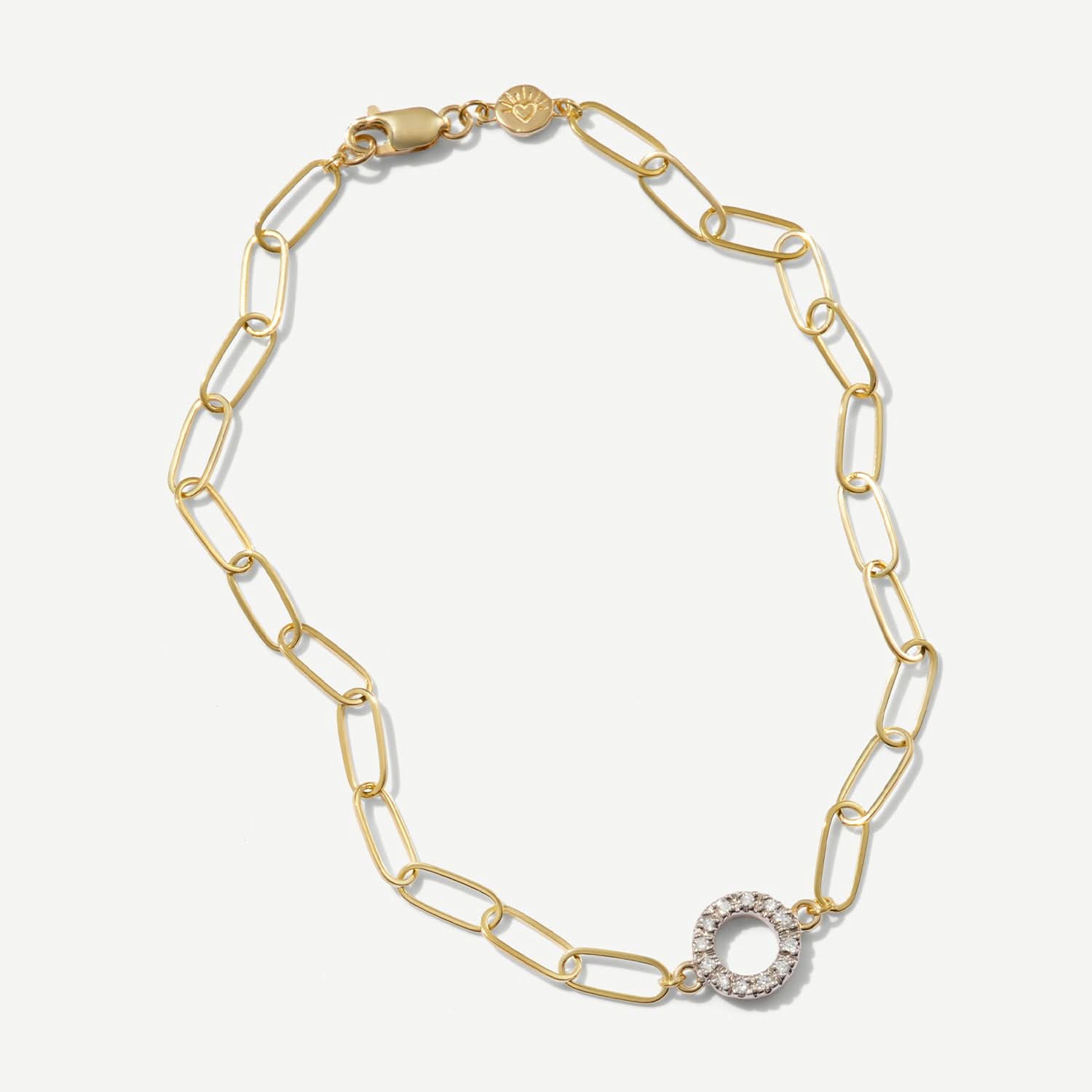 Infinity Pavé Circle Love Story Bracelet