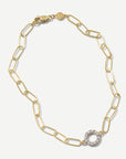 Infinity Pavé Circle Love Story Bracelet