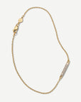 Infinity Pavé Diamond Bar Bracelet