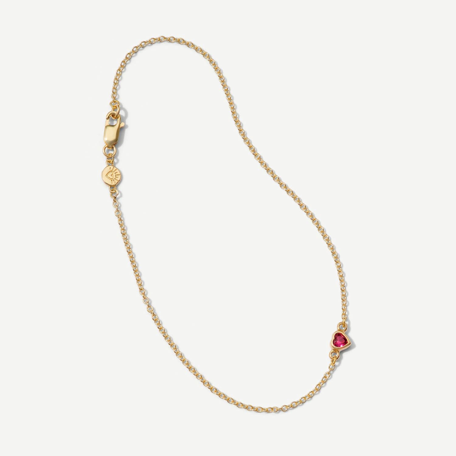Signature Ruby Heart Bracelet