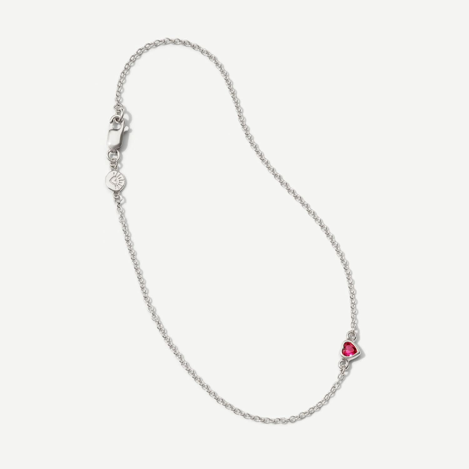 Signature Ruby Heart Bracelet