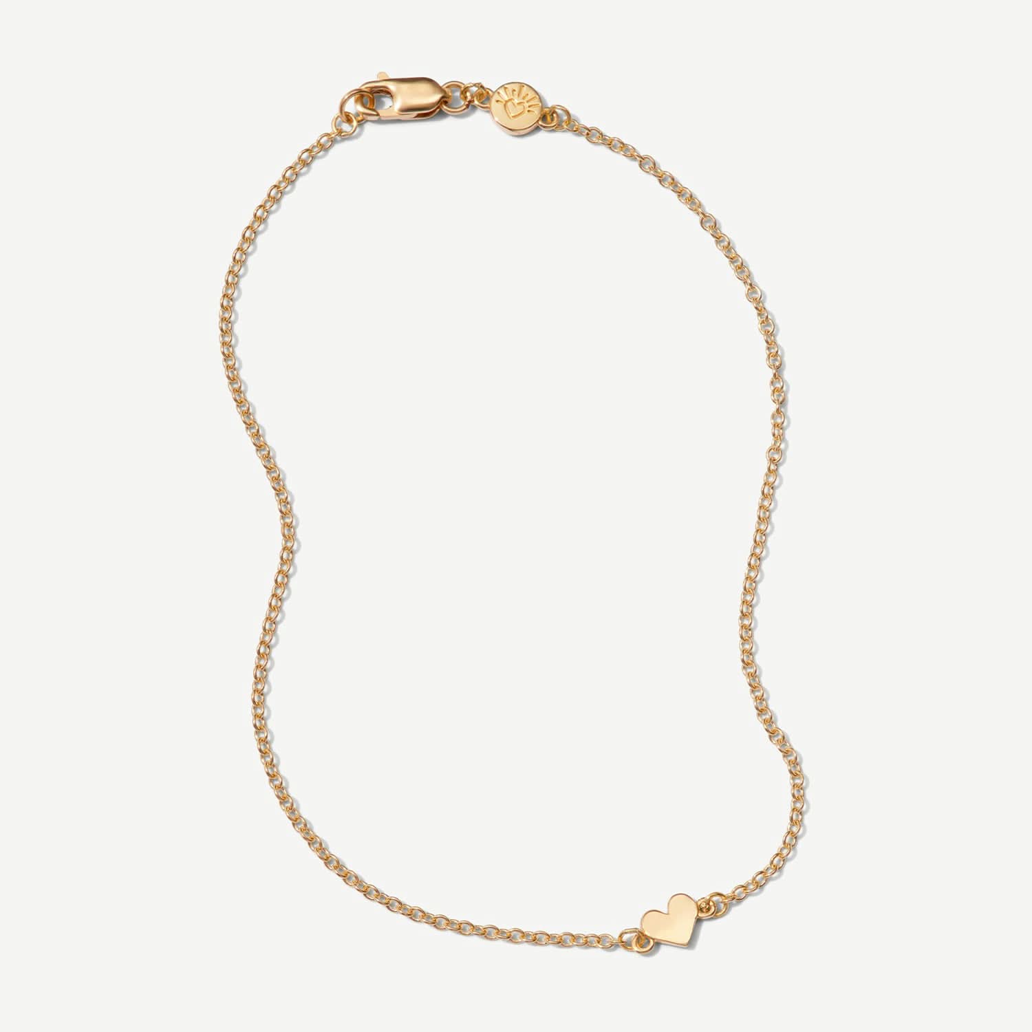 Token Heart Bracelet