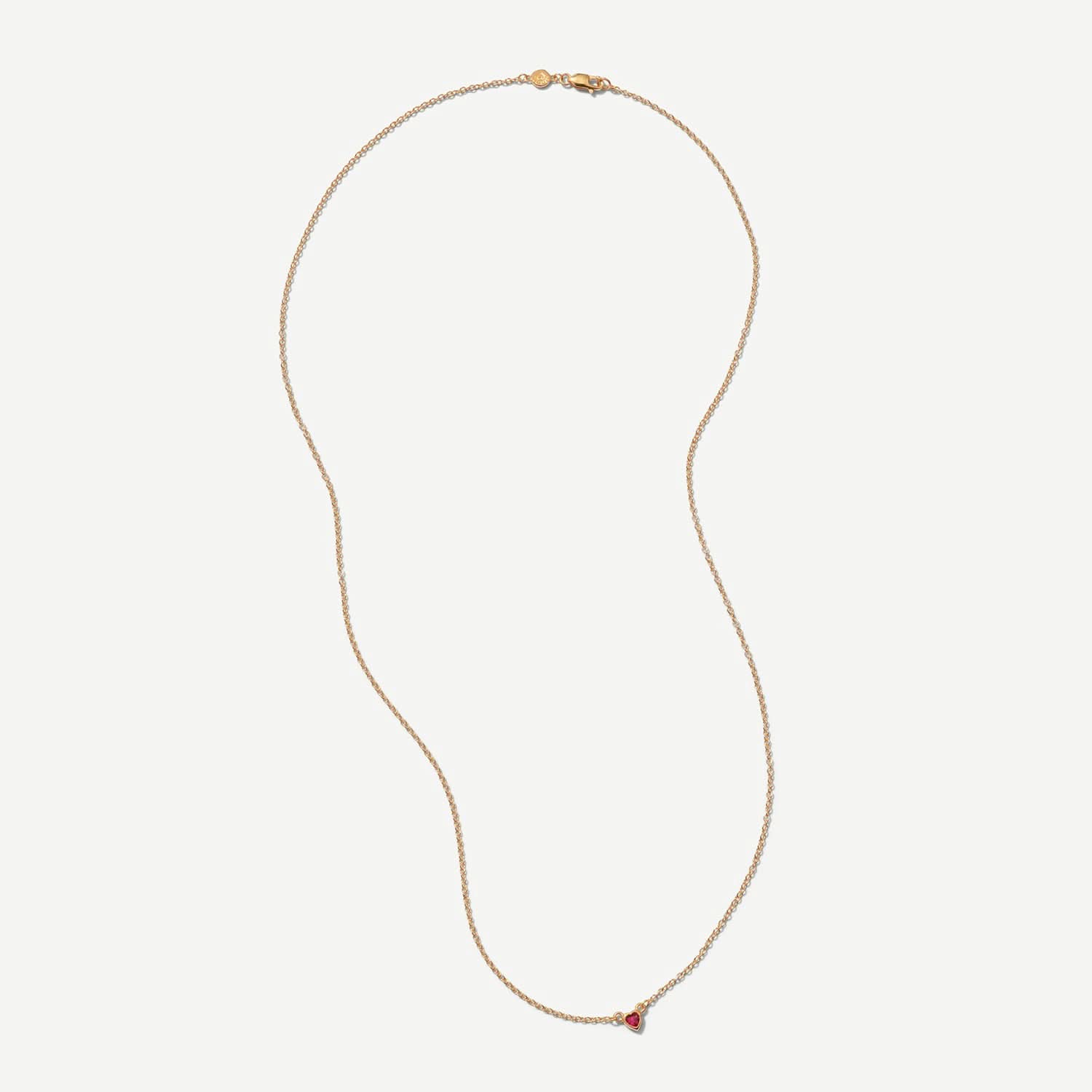 Signature Ruby Heart Necklace