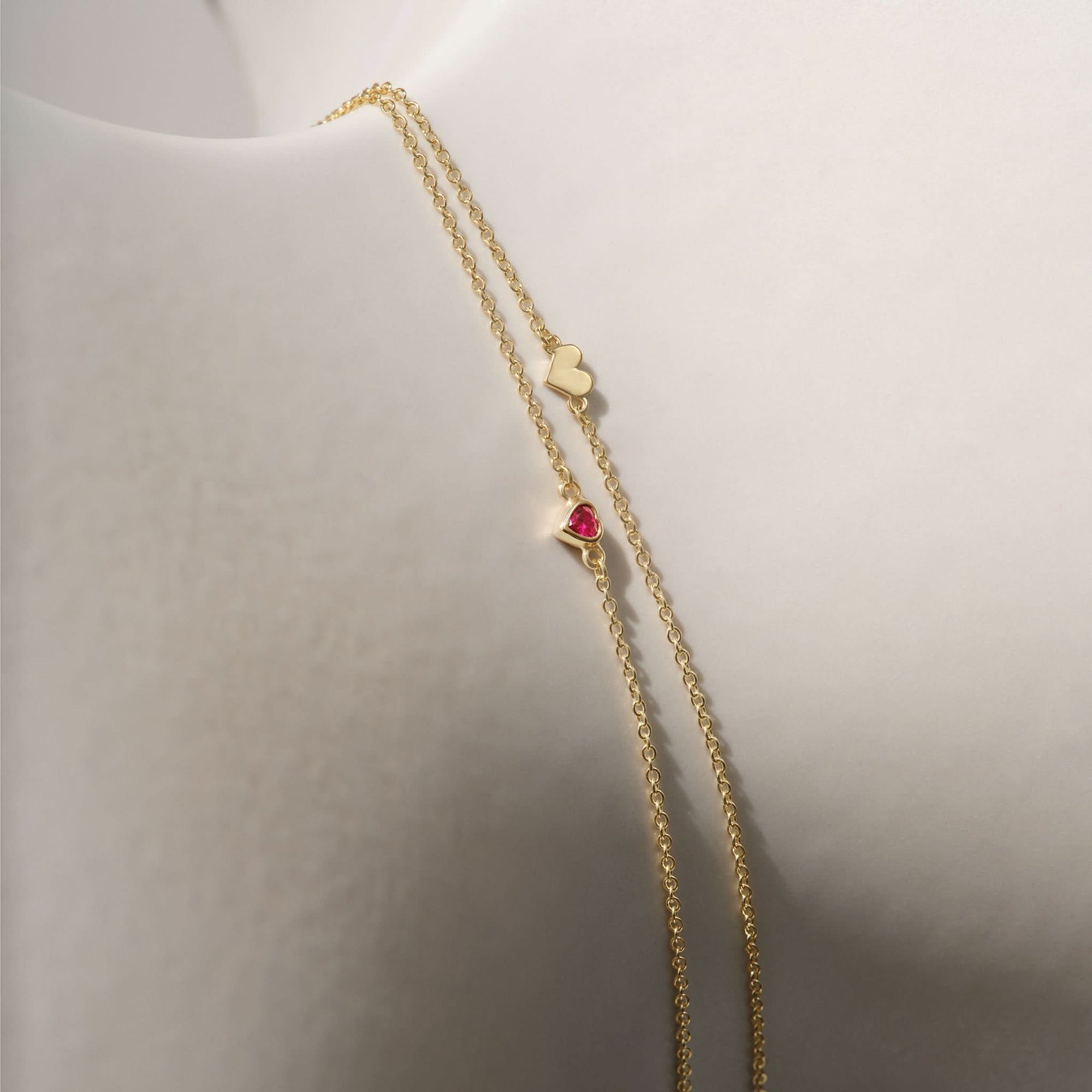 Signature Ruby Heart Bracelet
