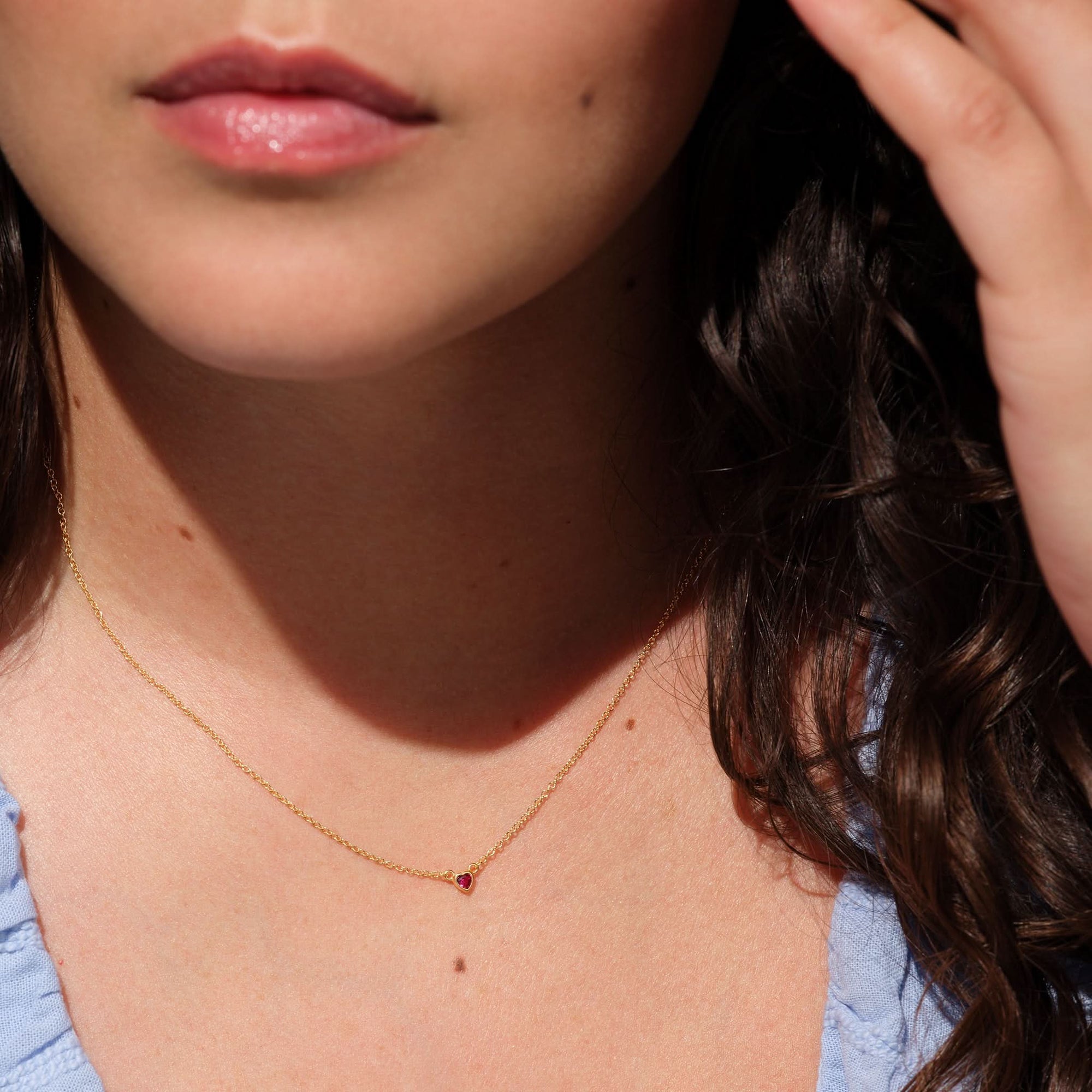 Signature Ruby Heart Necklace