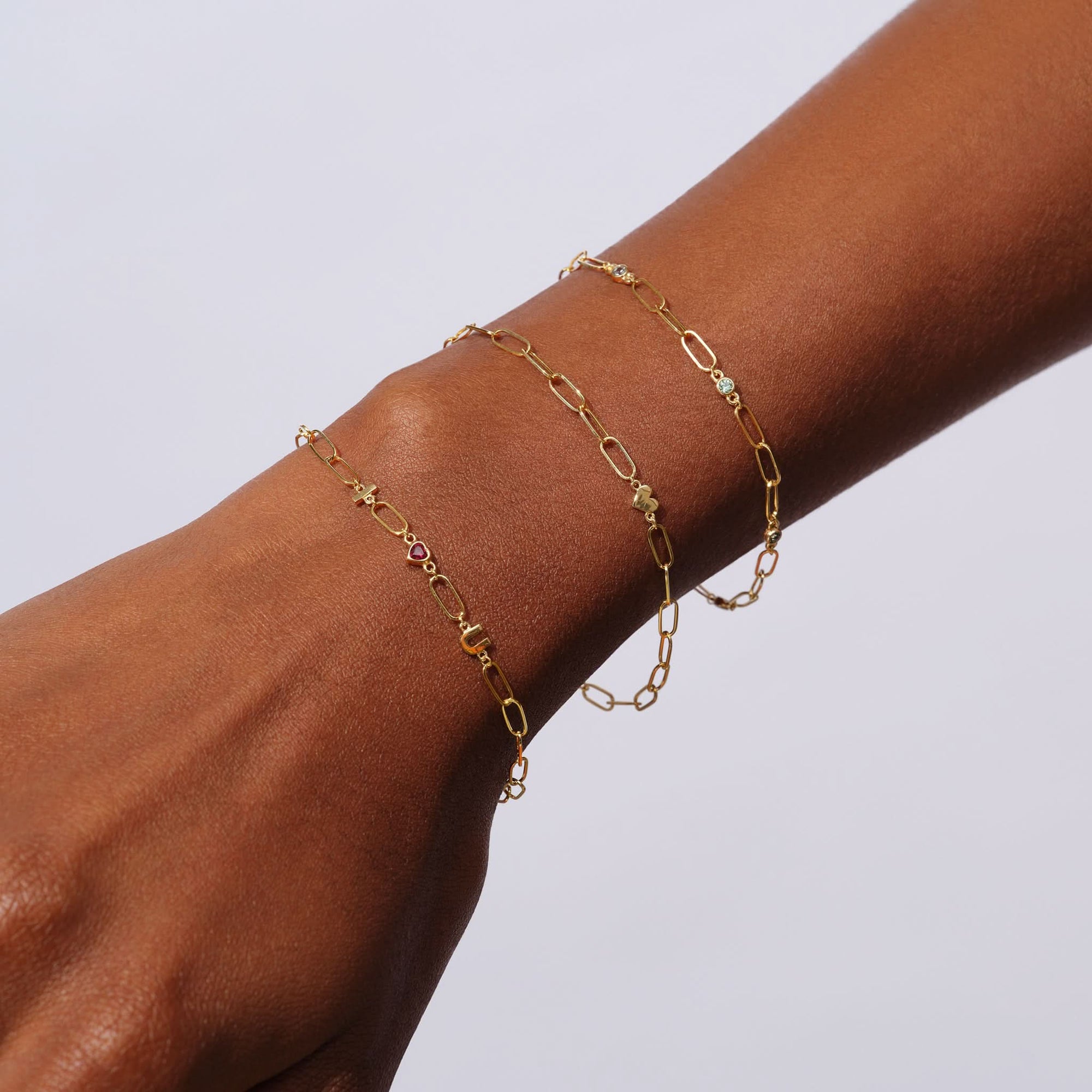Ruby Messenger Love Story Bracelet