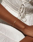 Infinity Pavé Diamond Bar Bracelet