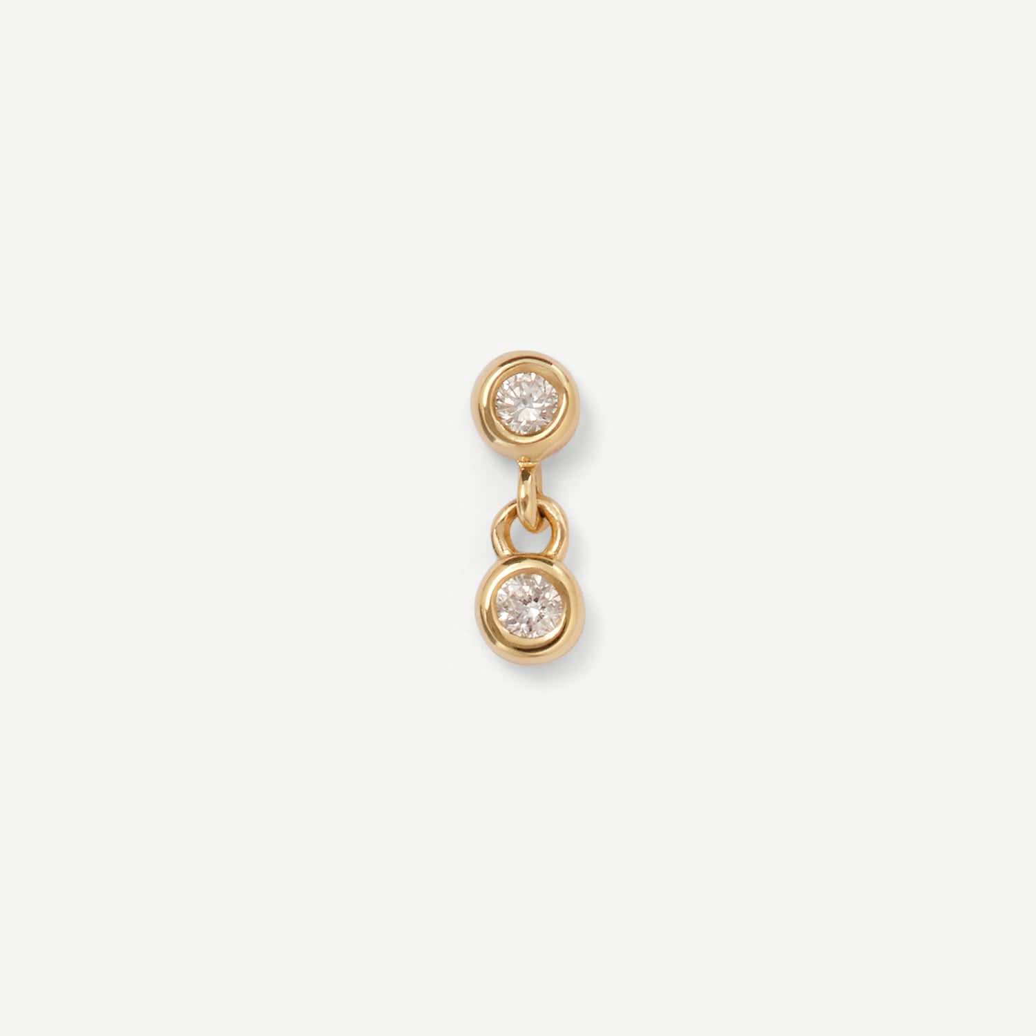 Hinged Diamond Flat Back Stud