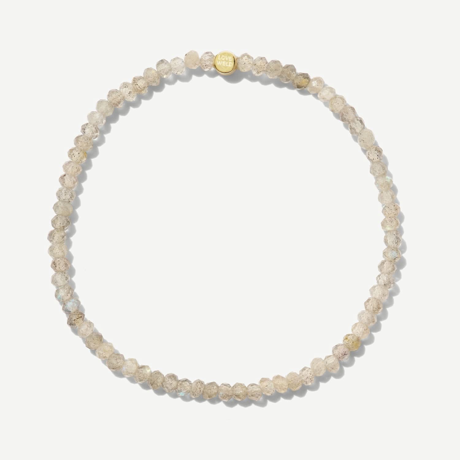 Labradorite Gemstone Stretch Bracelet