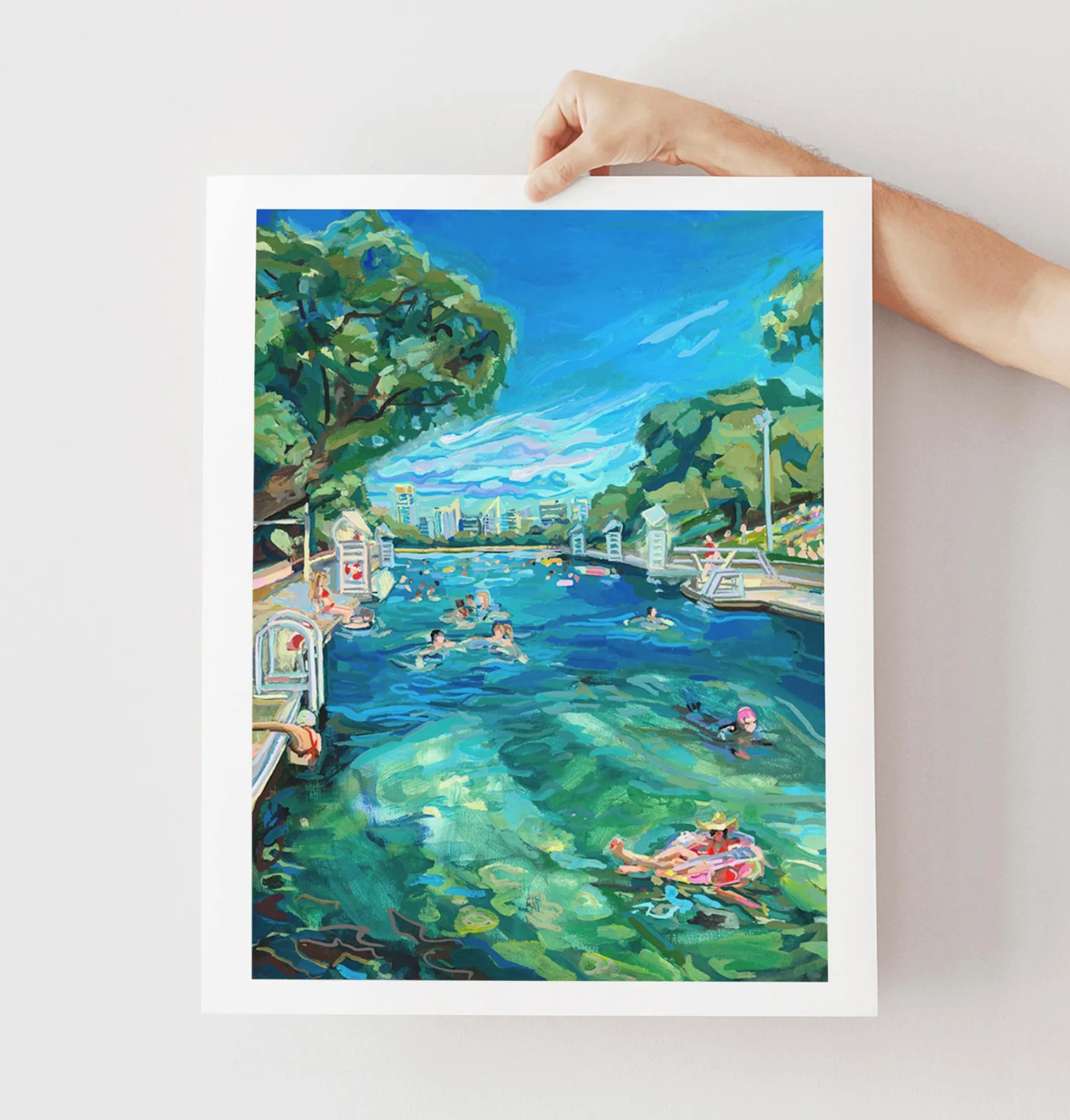 Barton Springs Pool at Zilker Park by Courtney Holder