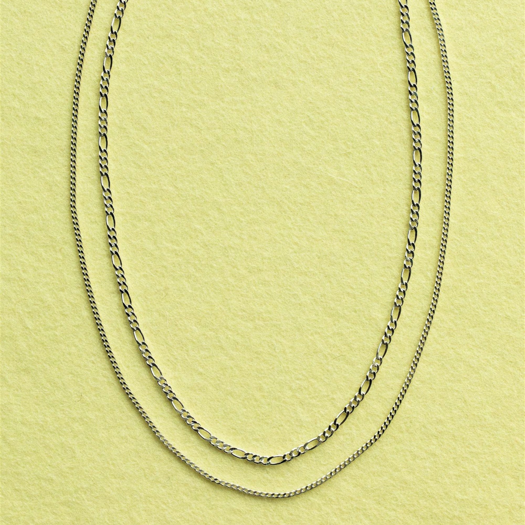 Sterling Silver Figaro Necklace
