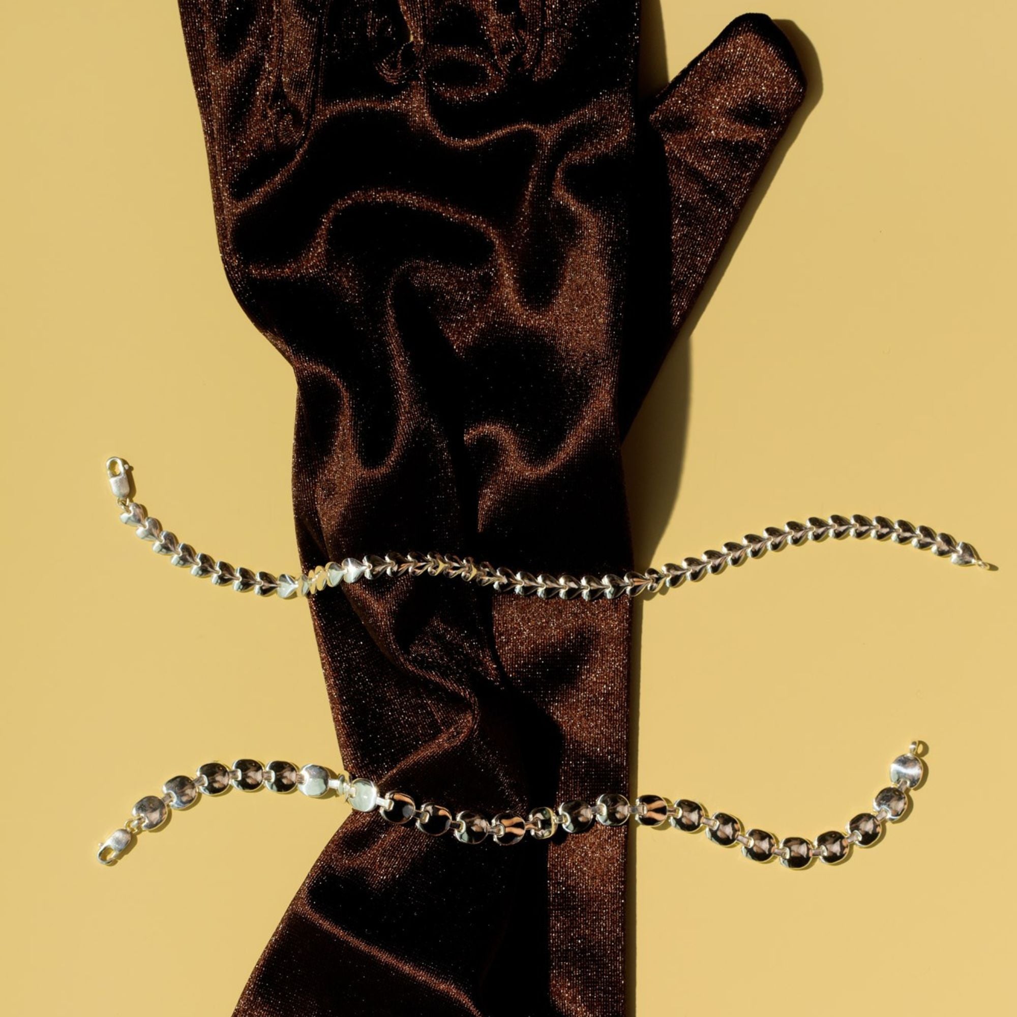 Puffy Disk Bracelet