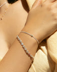 Sterling Origin Stone Curb Bracelet