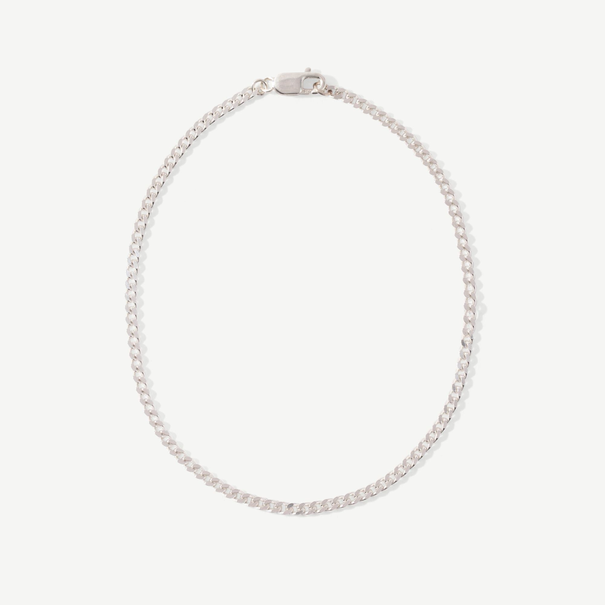 Sterling Silver Curb Bracelet