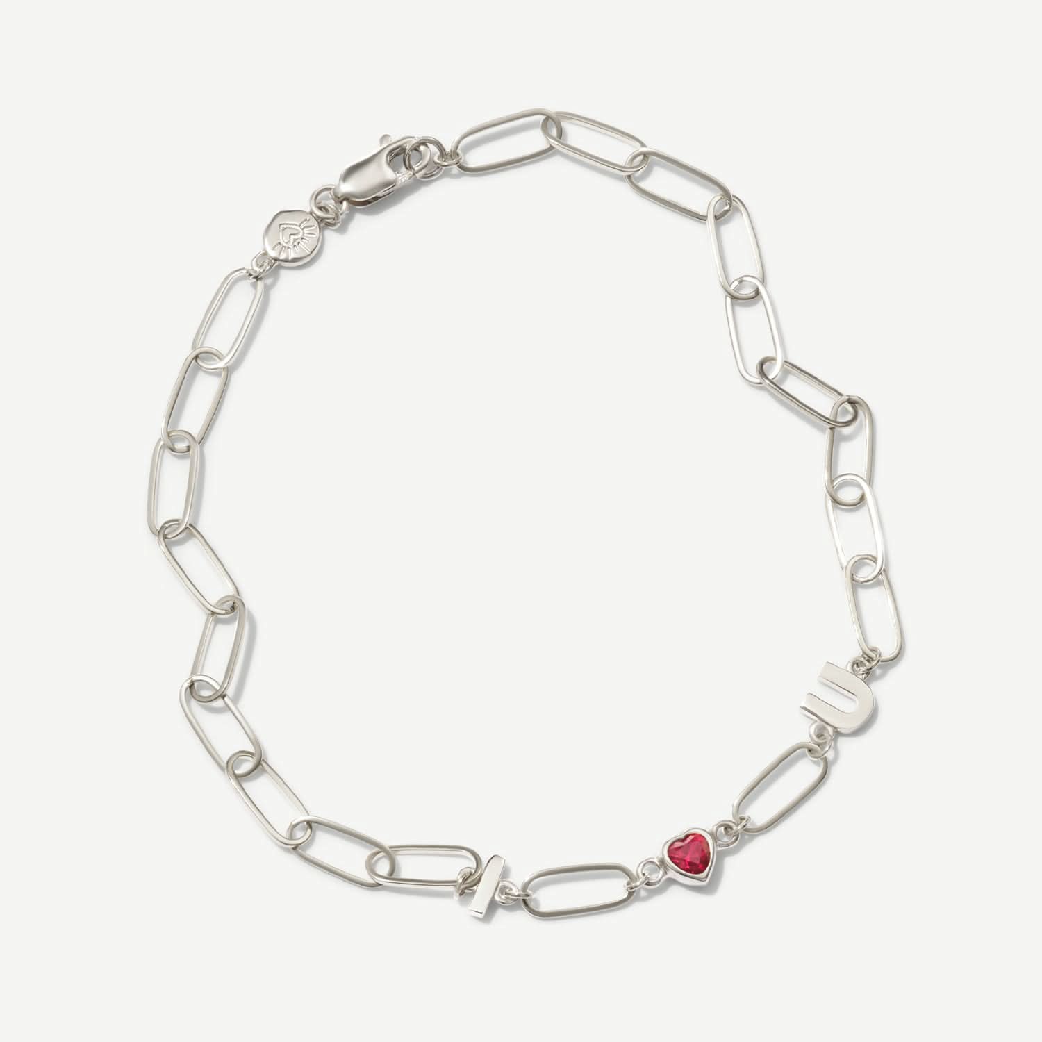 Ruby Messenger Love Story Bracelet