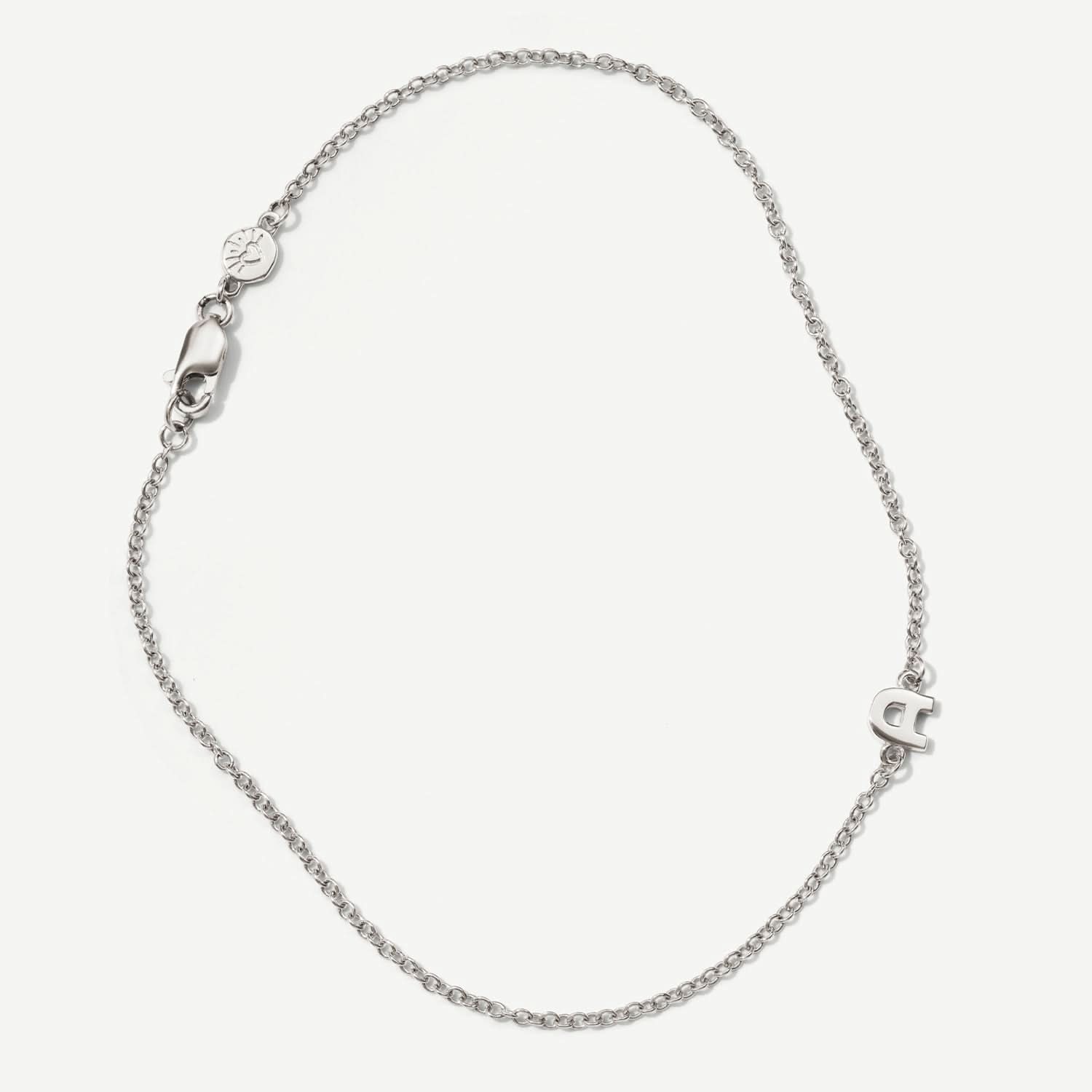 Love Letter Bracelet, 14k White Gold