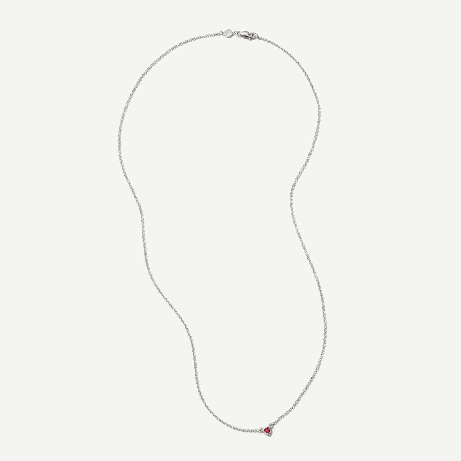 Signature Ruby Heart Necklace