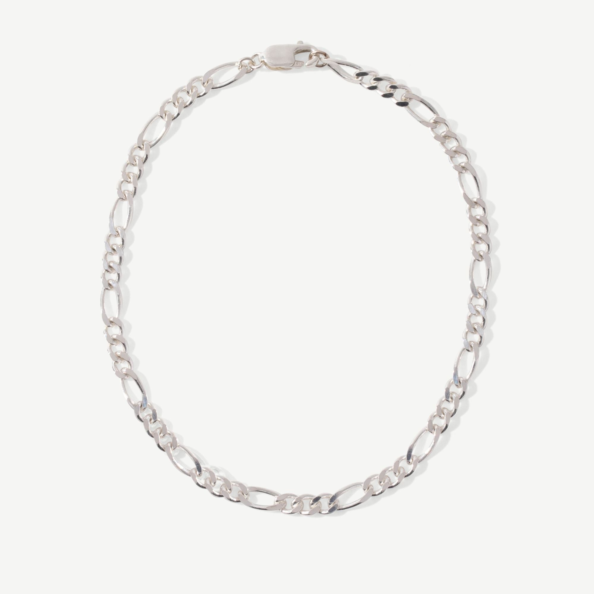 Sterling Silver Figaro Bracelet
