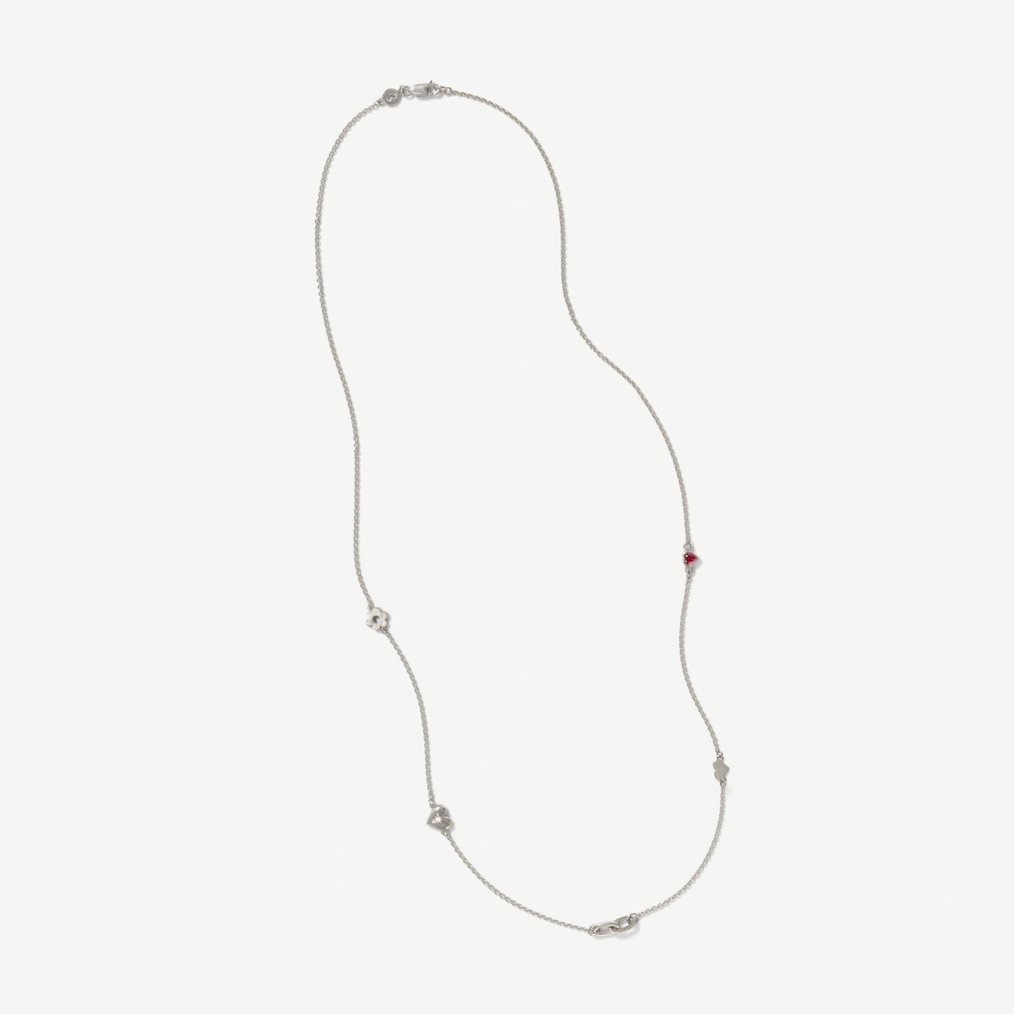 Heart Link Love Story Necklace
