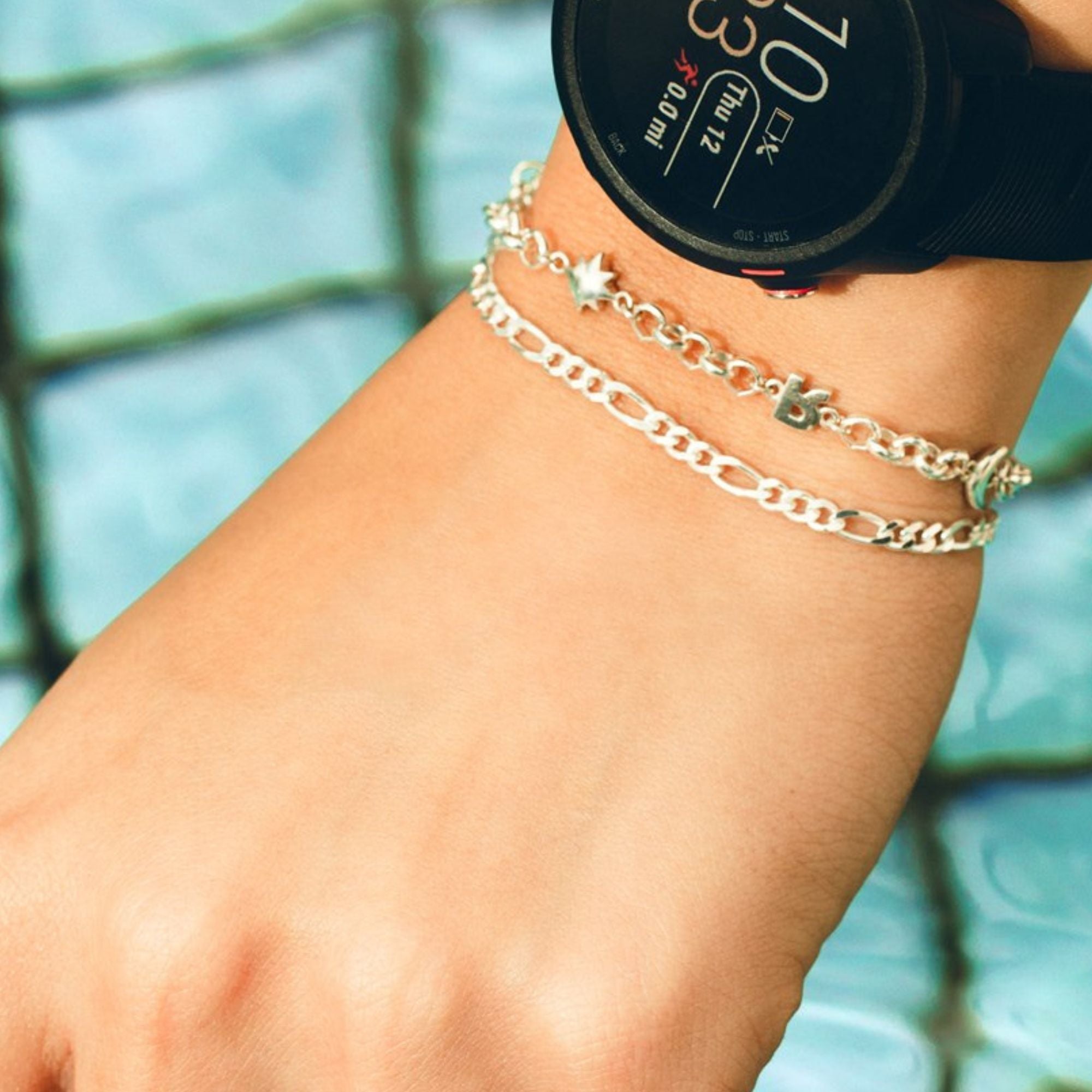 Sterling Silver Rolo Bracelet