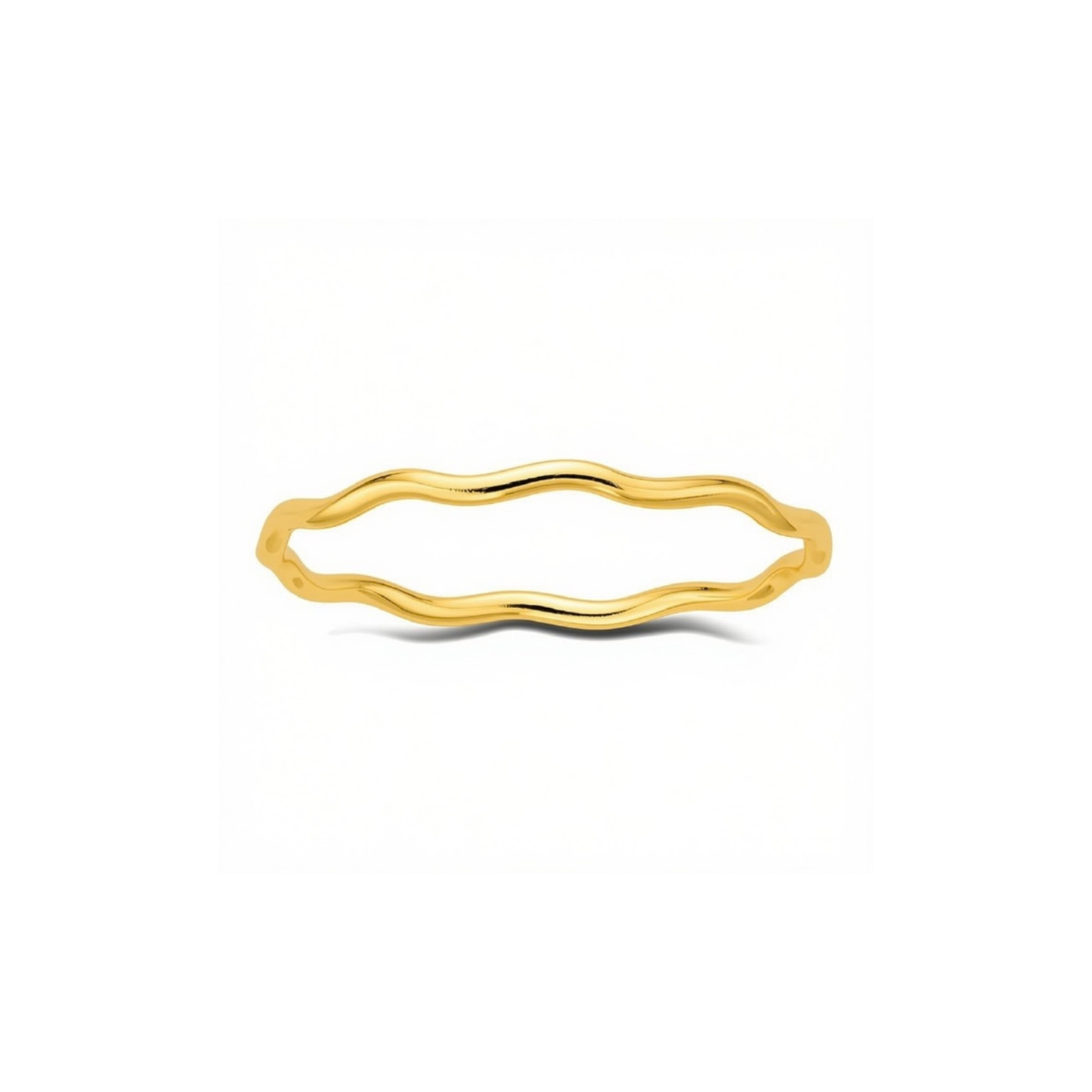 Gold Filled Stack Ring: Wavy Band