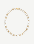 Gold Filled Paperclip Bracelet