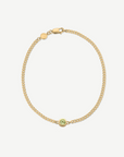 Gold Filled Origin Stone Curb Bracelet