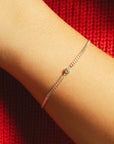 Sterling Origin Stone Curb Bracelet