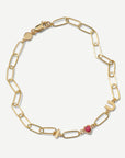 Ruby Messenger Love Story Bracelet