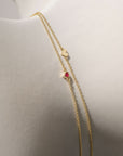 Signature Ruby Heart Bracelet