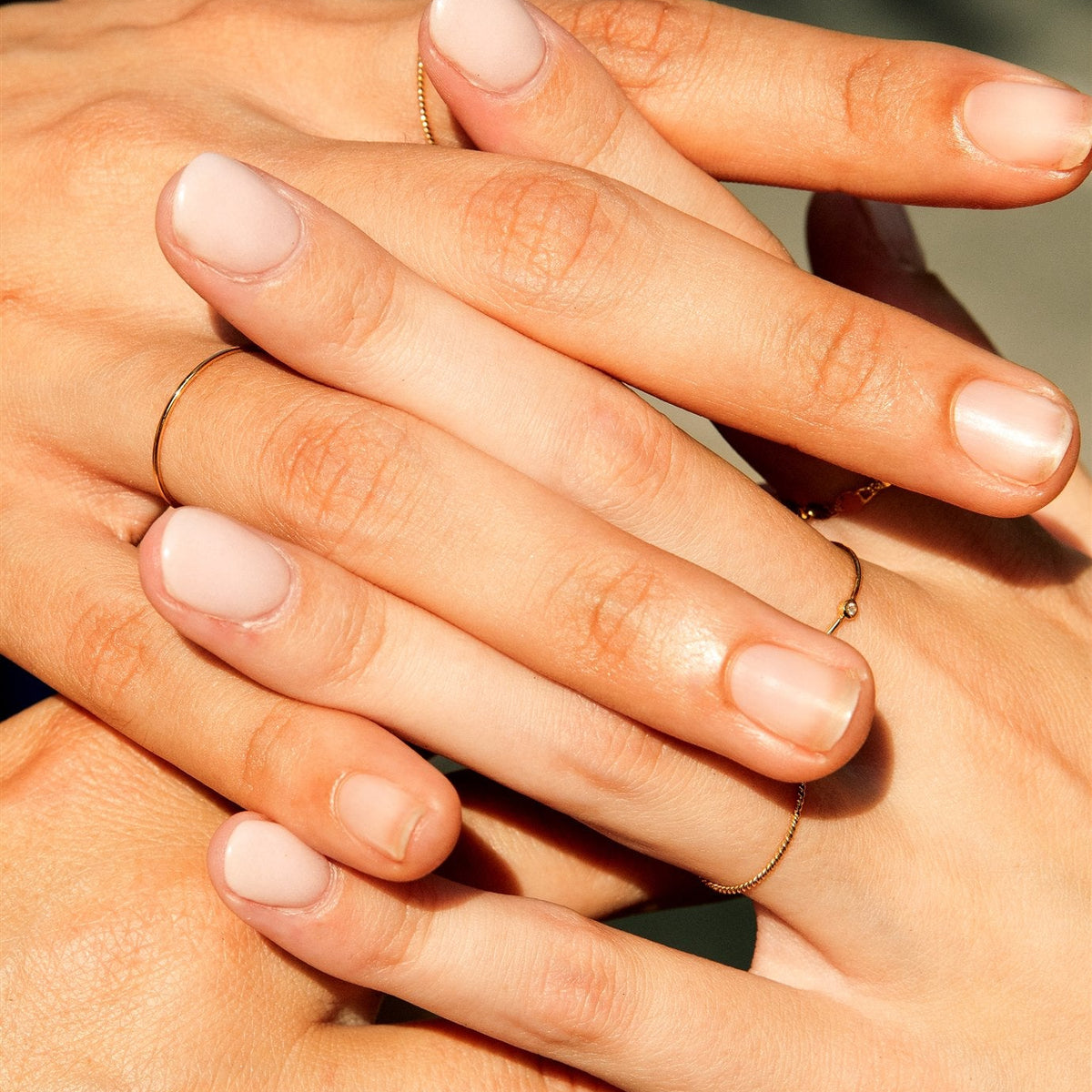 Gold Filled Stack Ring: Thin Band