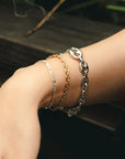 Sterling Silver Figaro Bracelet