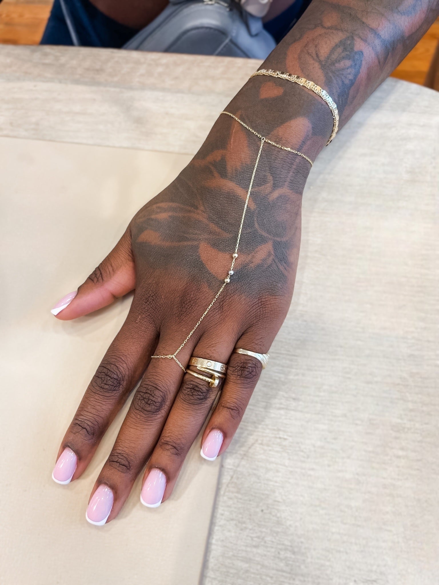 Hand Chain Sign Loveweld 14k Gold Hand Chains - Tailor Made Jewelry